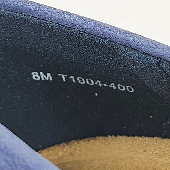 Trotters Women's Darcey Blue Leather Ballet Flats - Size 8M - Picture 10 of 12